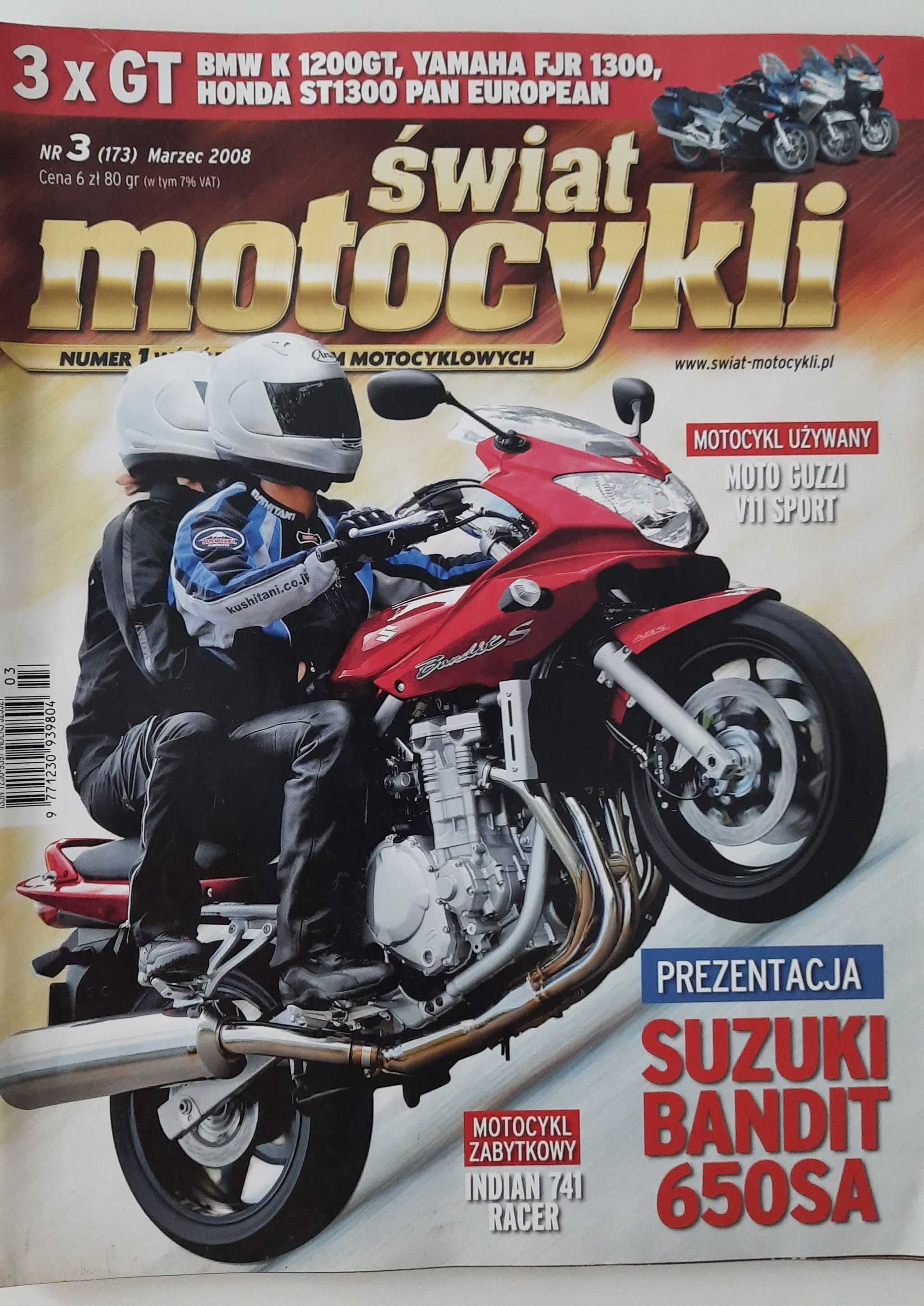 ŚWIAT MOTOCYKLI nr. 3/2008 archiwum