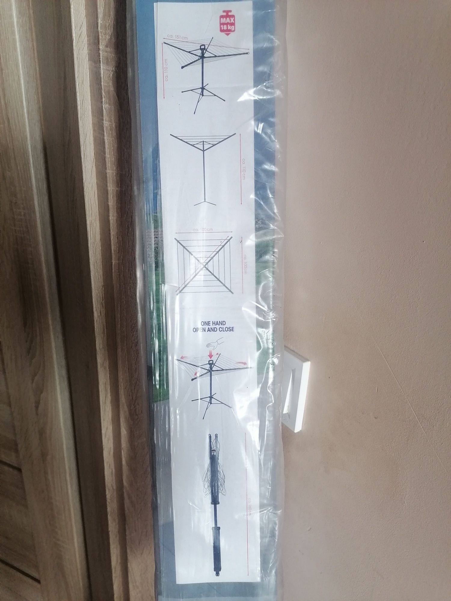 Nowa Suszarka ogrodowa max 18 kg casa Si