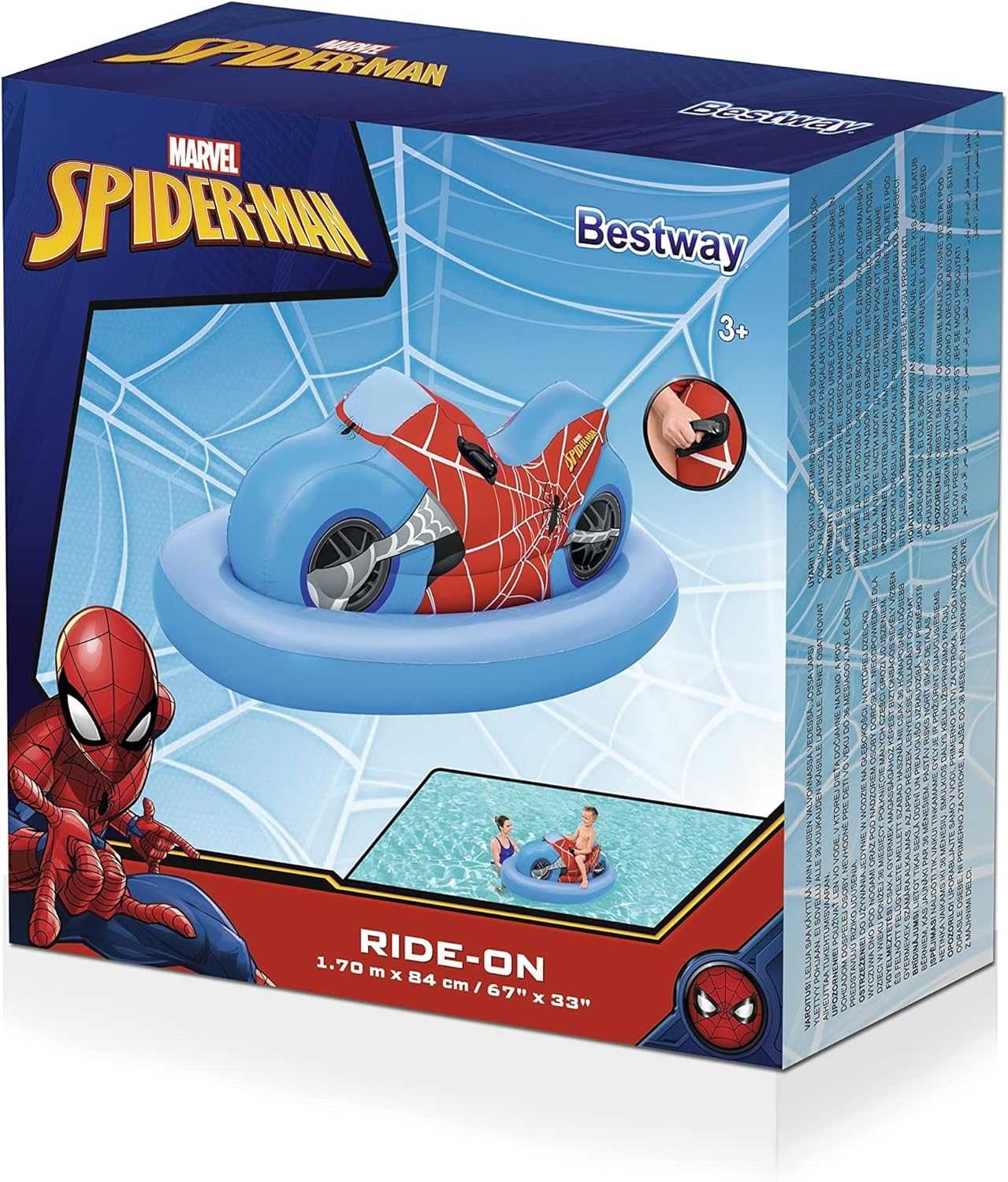Dmuchany motor do basenu Bestway Spiderman