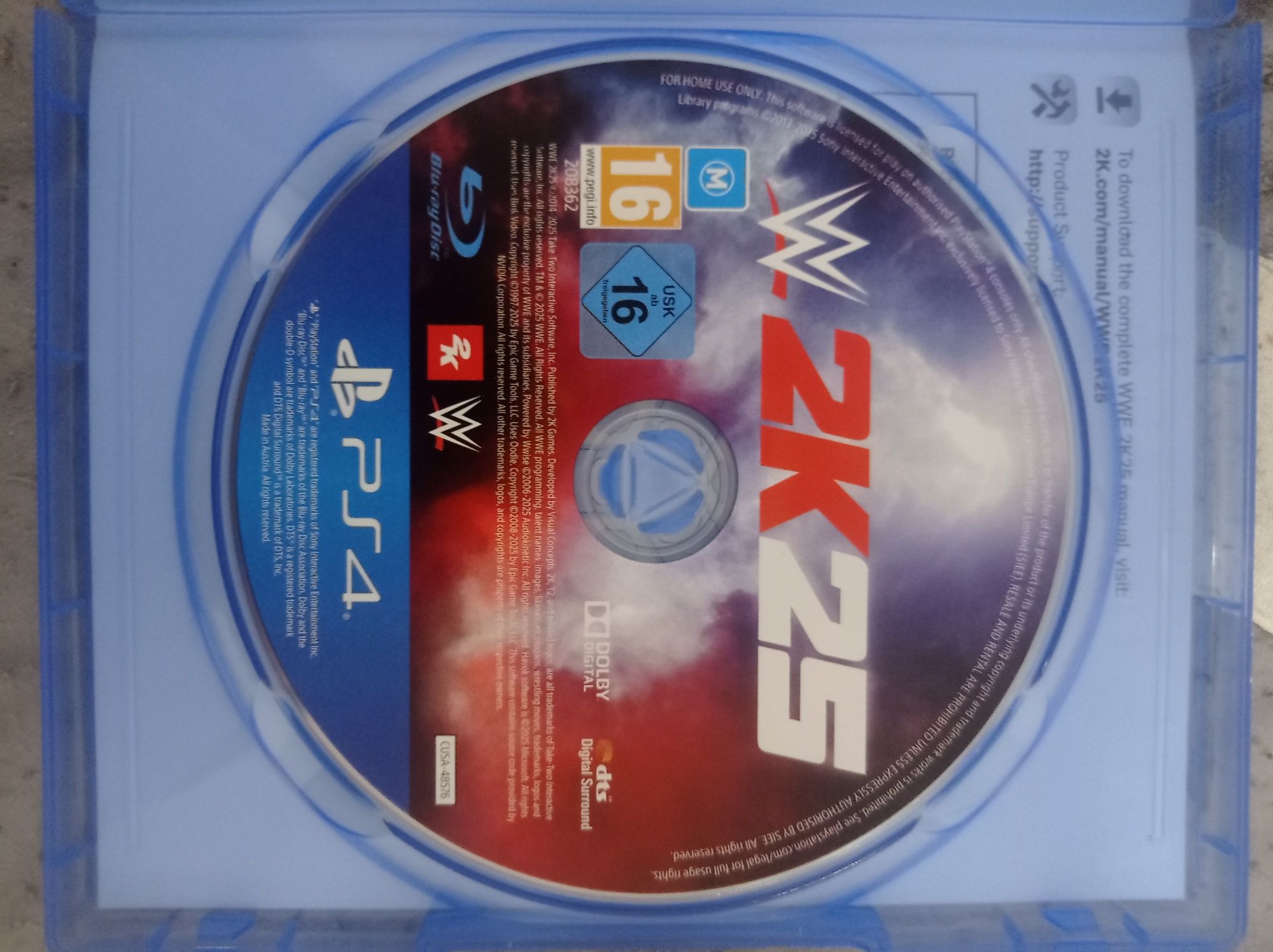 Jogo WWE 2K25 (PS4)