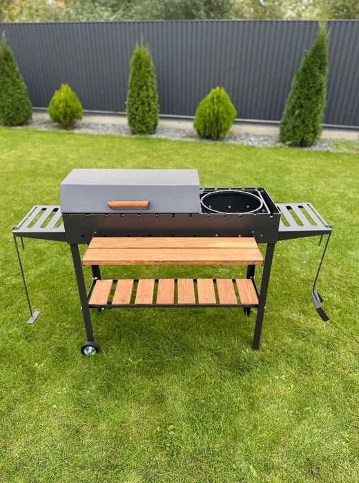 УВАГА Мангал гриль барбекю пересувний мангал з кришкою мангал для дому