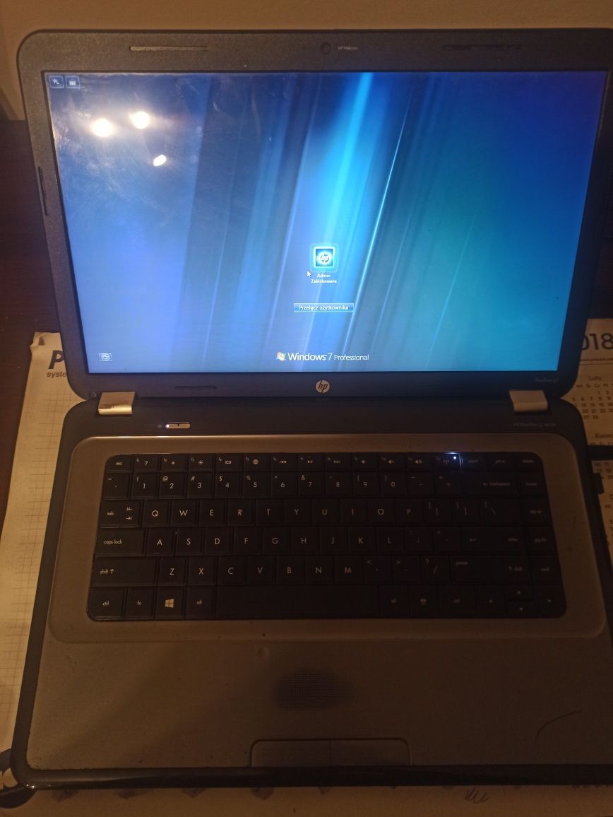 Laptop HP Pavilion G6 1260ew, 8 GB ram, dysk 500 gb