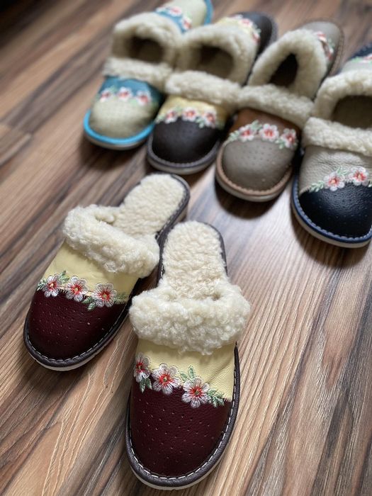 Жіночі кімнатні тапочки на хутрі, зимові, теплі, женские, комнатные