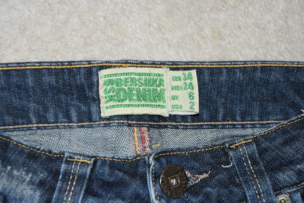 Spodnie jeansy ze streczem Bershka rozmiar 34