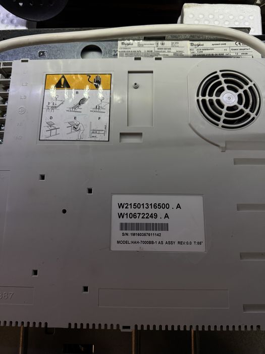 Płyta indukcyjna Electrolux EIV63440BW, indukcja, Whirlpool