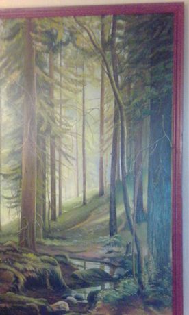 Продам картину "Ручей в лесу"