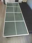 Drzwi przesuwne aluminiowe białe 76/205