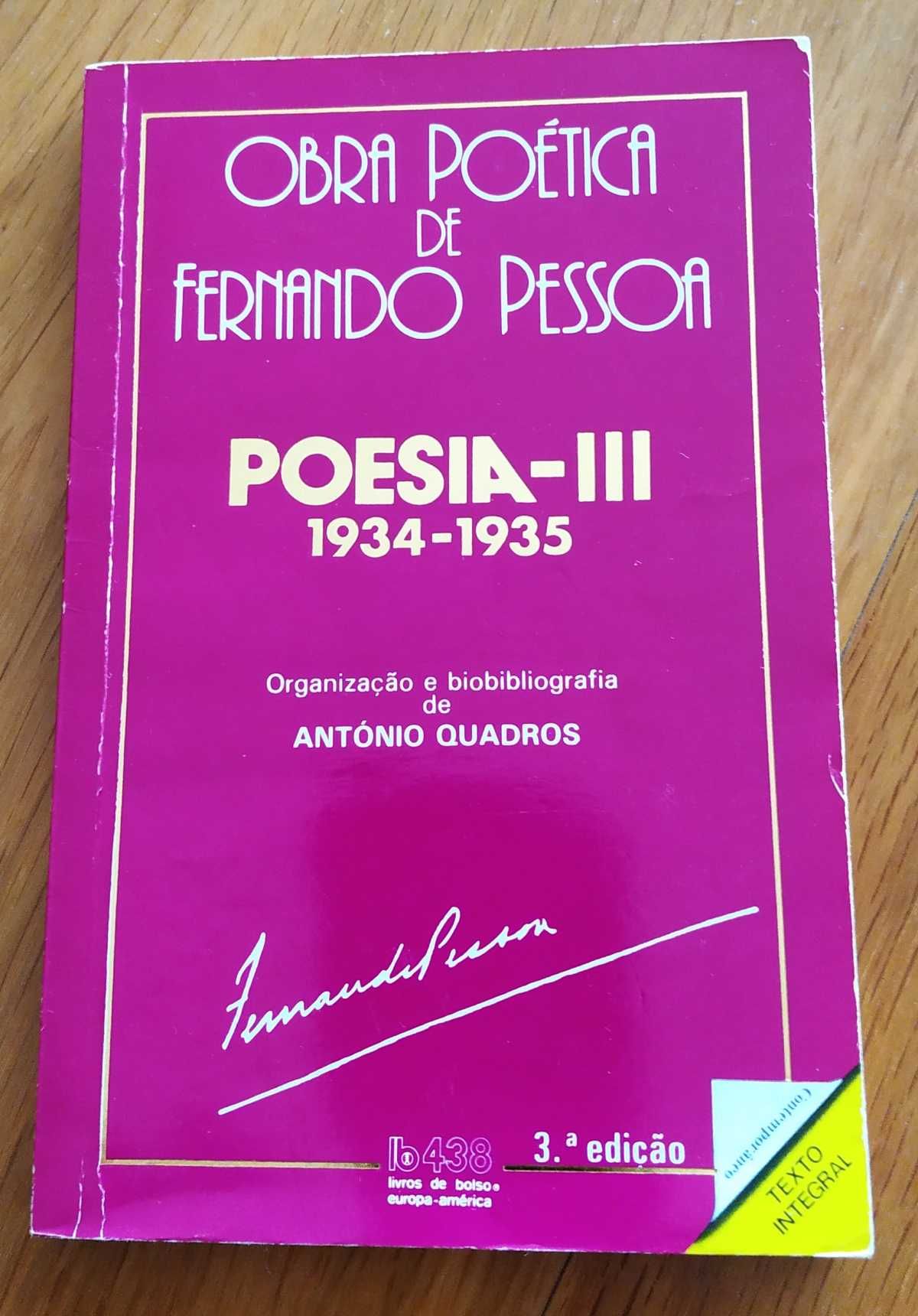 Fernando Pessoa - Poesia III 1934-35