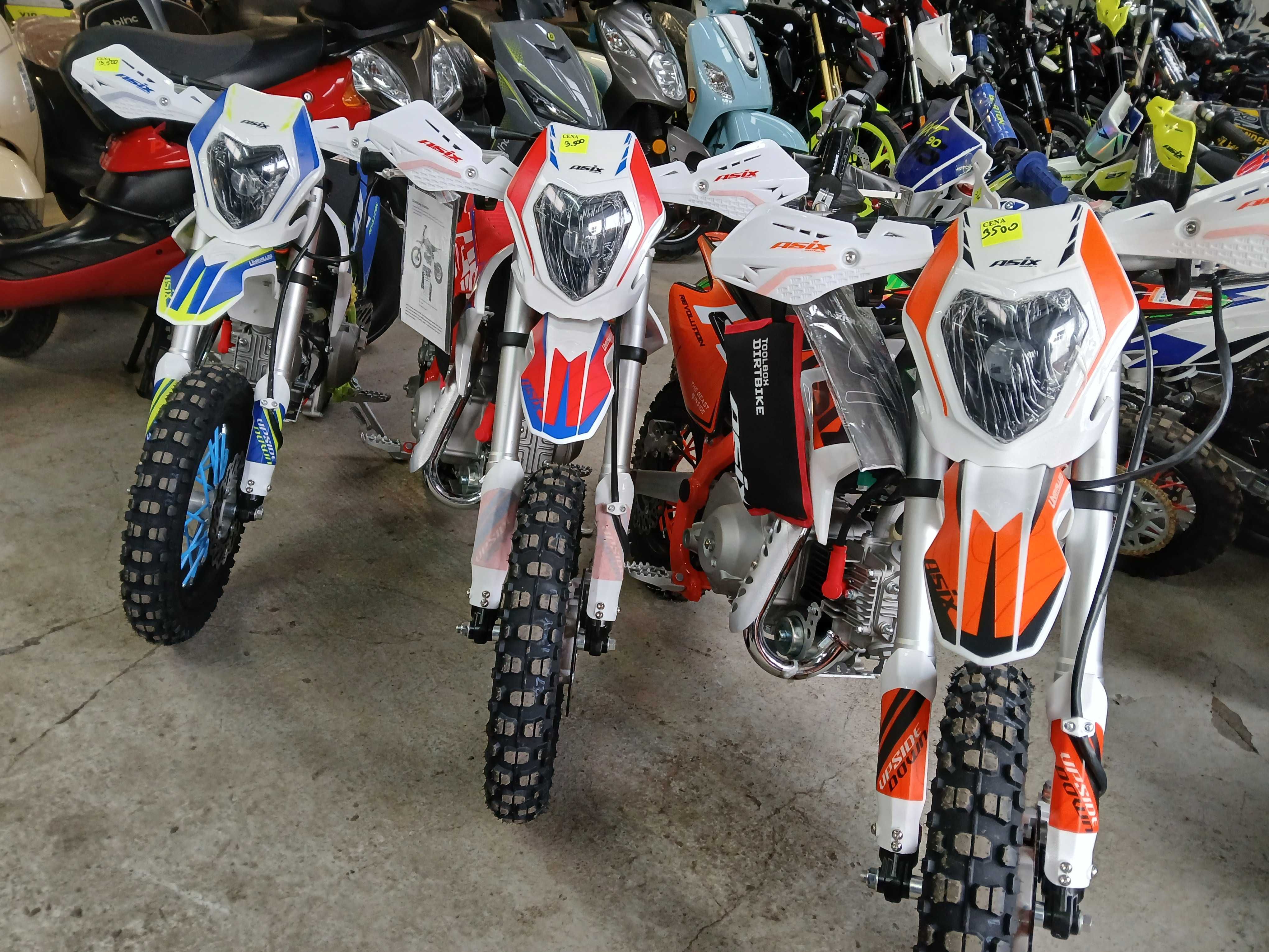 Mini Cross ASIX XB-18 70cc 4suw Super Jakość RATY wysyłka 12-10cali