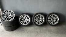 Komplet 4x alufelgi 17” 5x112 volkswagen skoda seat + opony letnie