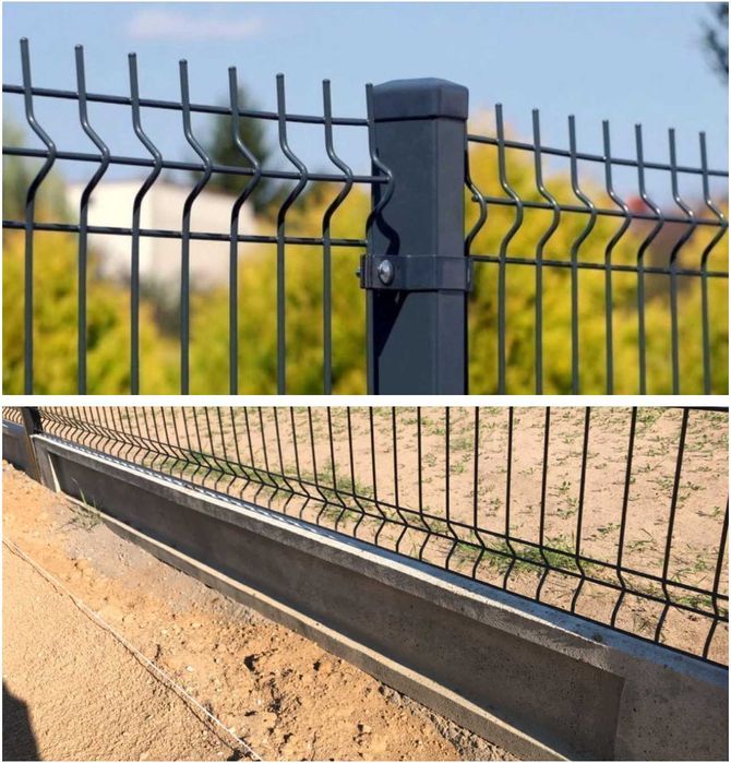 Panele 3D / Panel 3D / Ogrodzenie panelowe / Słupki / SIatka panelowa