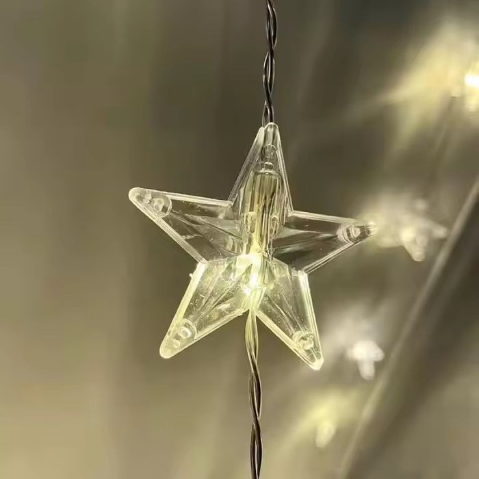 Гірлянда-штора для декору від USB 3х2м Теплий білий AND SF-57