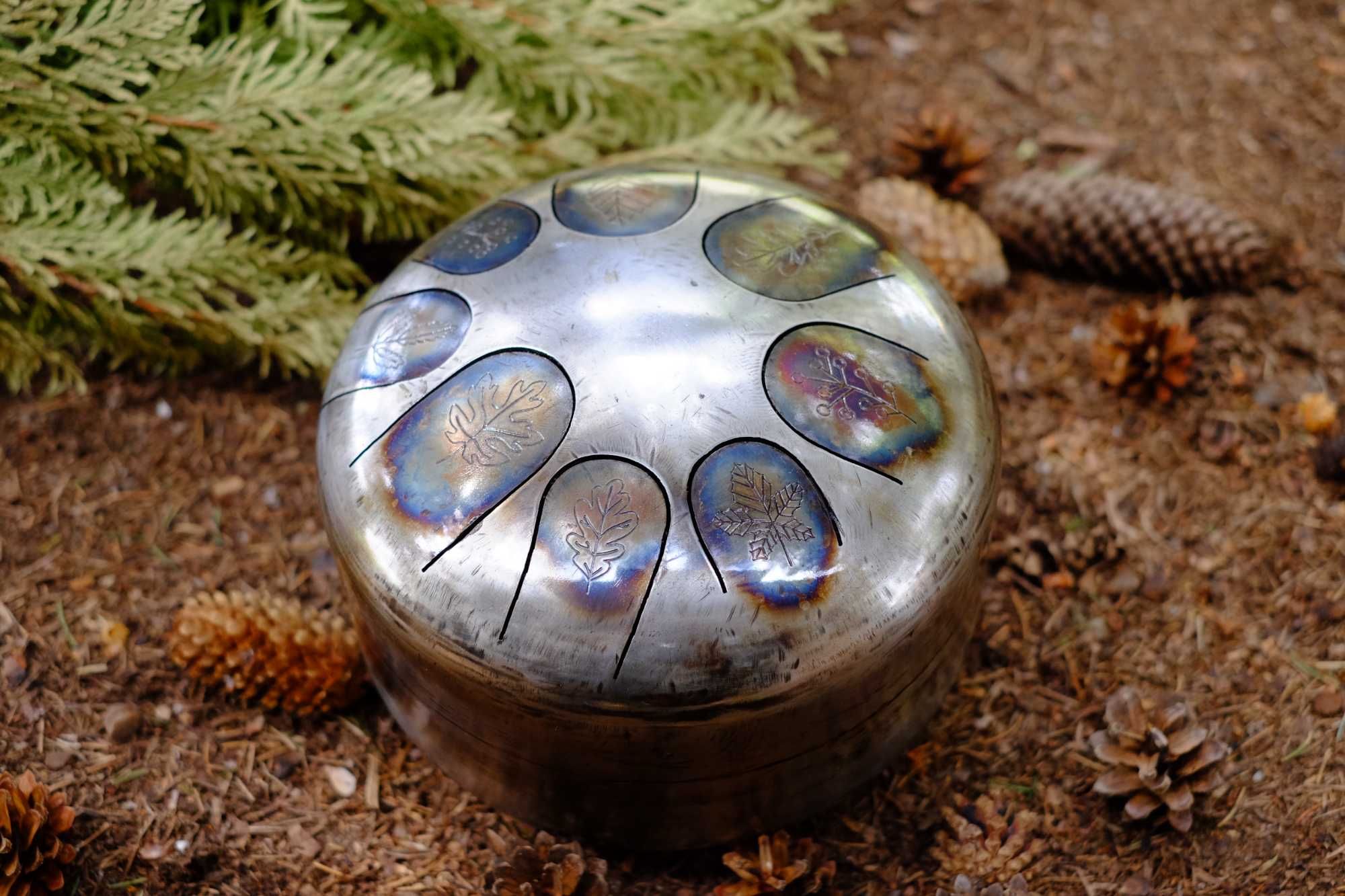 Tank Drum/Tongue Drum/Handpan - tonacja C# Dorian