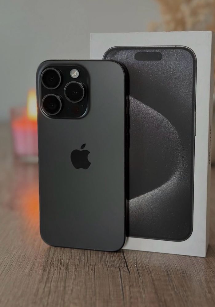 Iphone 15 pro 128GB Black Troco