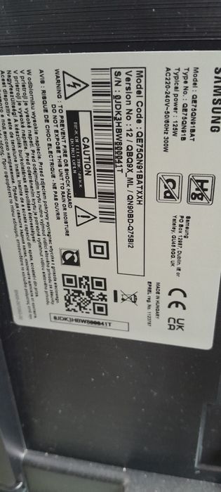 Телевизор смарт самсунг 75 дигональ