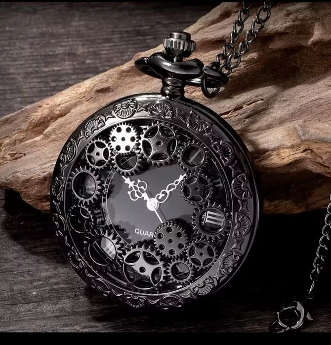 Zegarek Kieszonkowy Steampunk na łańcuszku