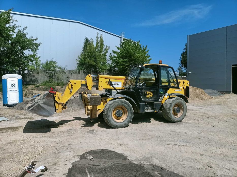 Ładowarka teleskopowa JCB wozidło przesiewacz układarka do kostki