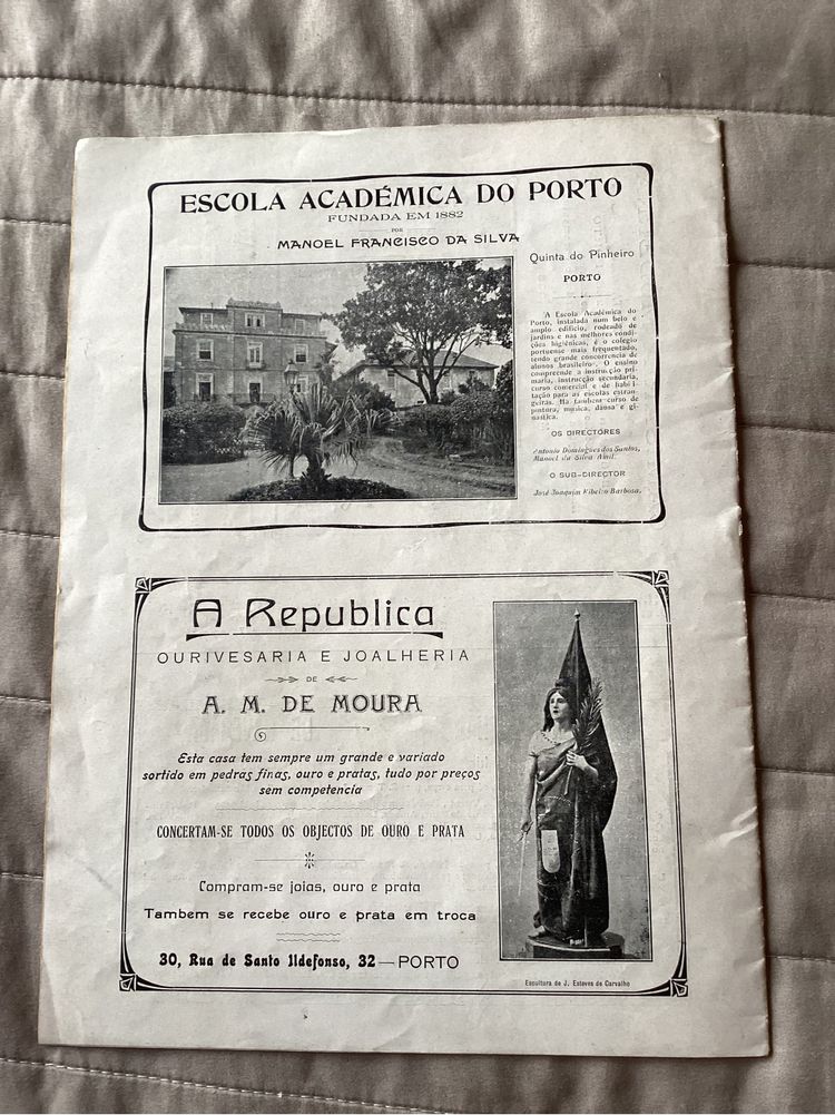 Revista Antiga 1913 Mundo Ilustrado Fotografia Publicidade