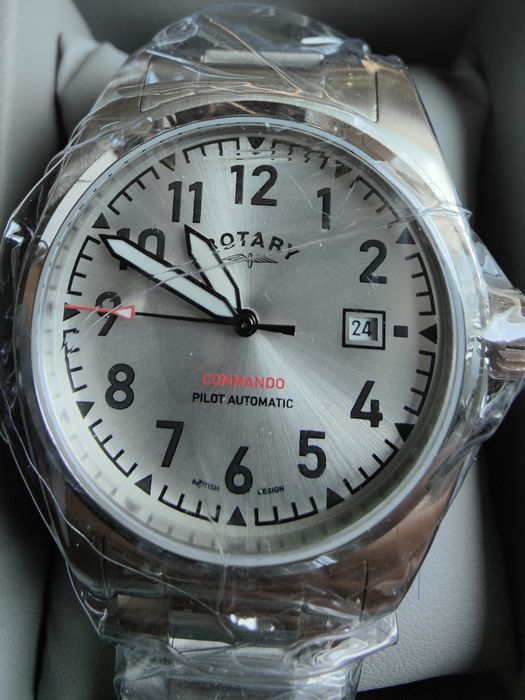 Zegarek Rotary Commando Pilot Automatic nowy