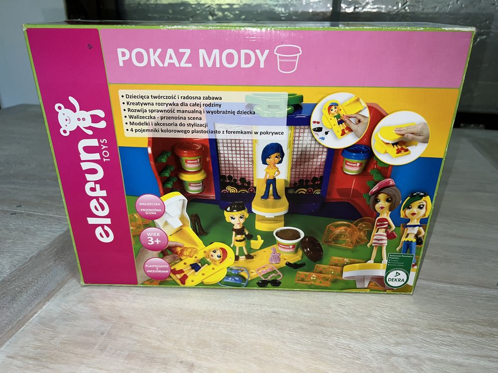 Zestaw do modeliny pokaz mody elefun