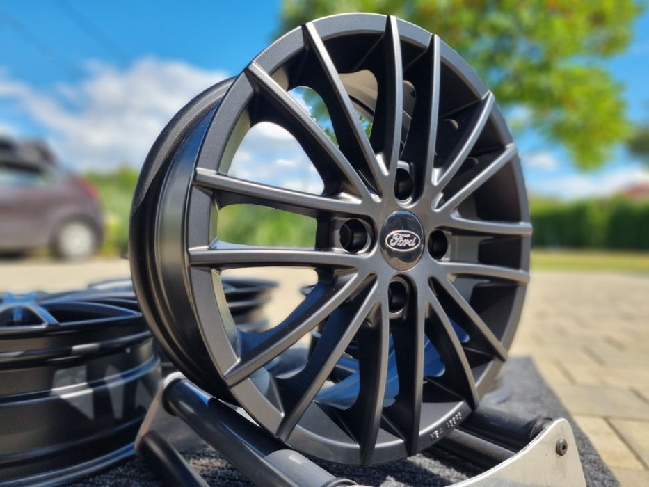 Ford Fiesta 15" Alufelgi nowe 4x108 Fiesta Fusion Felgi Czarne