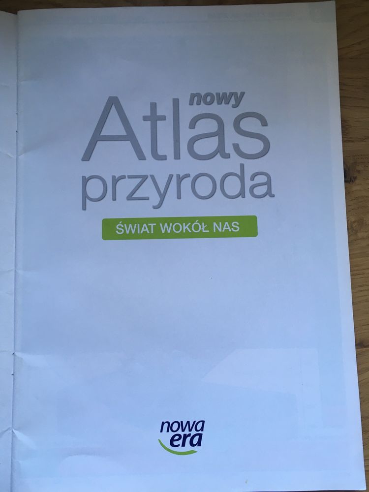 Atlas przyroda do kl. 4 Nowa Era