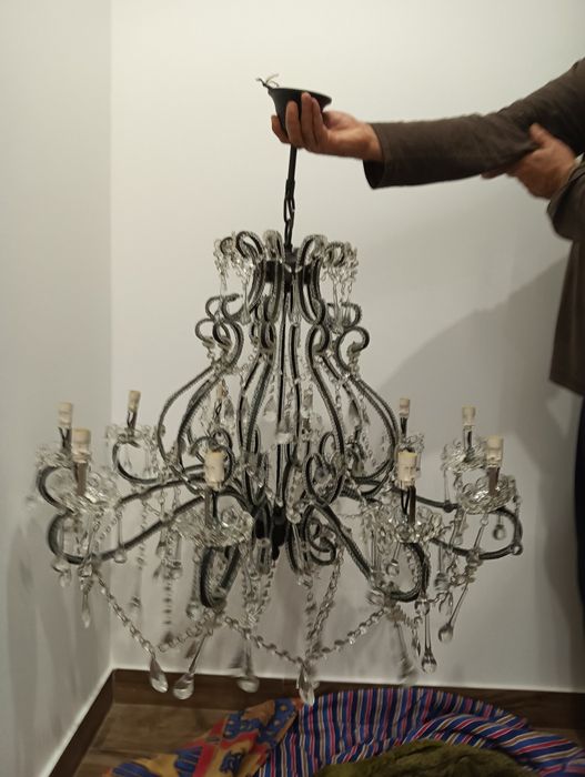 Lustre Candelabro teto Clássico