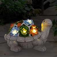 Figurka żółwia Yeomoo Garden zasilana energią słoneczną