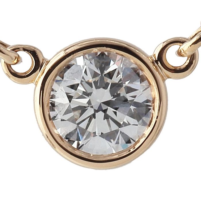 Підвіска Tiffany & Co оригінал, золото 18К, діамант 4 мм