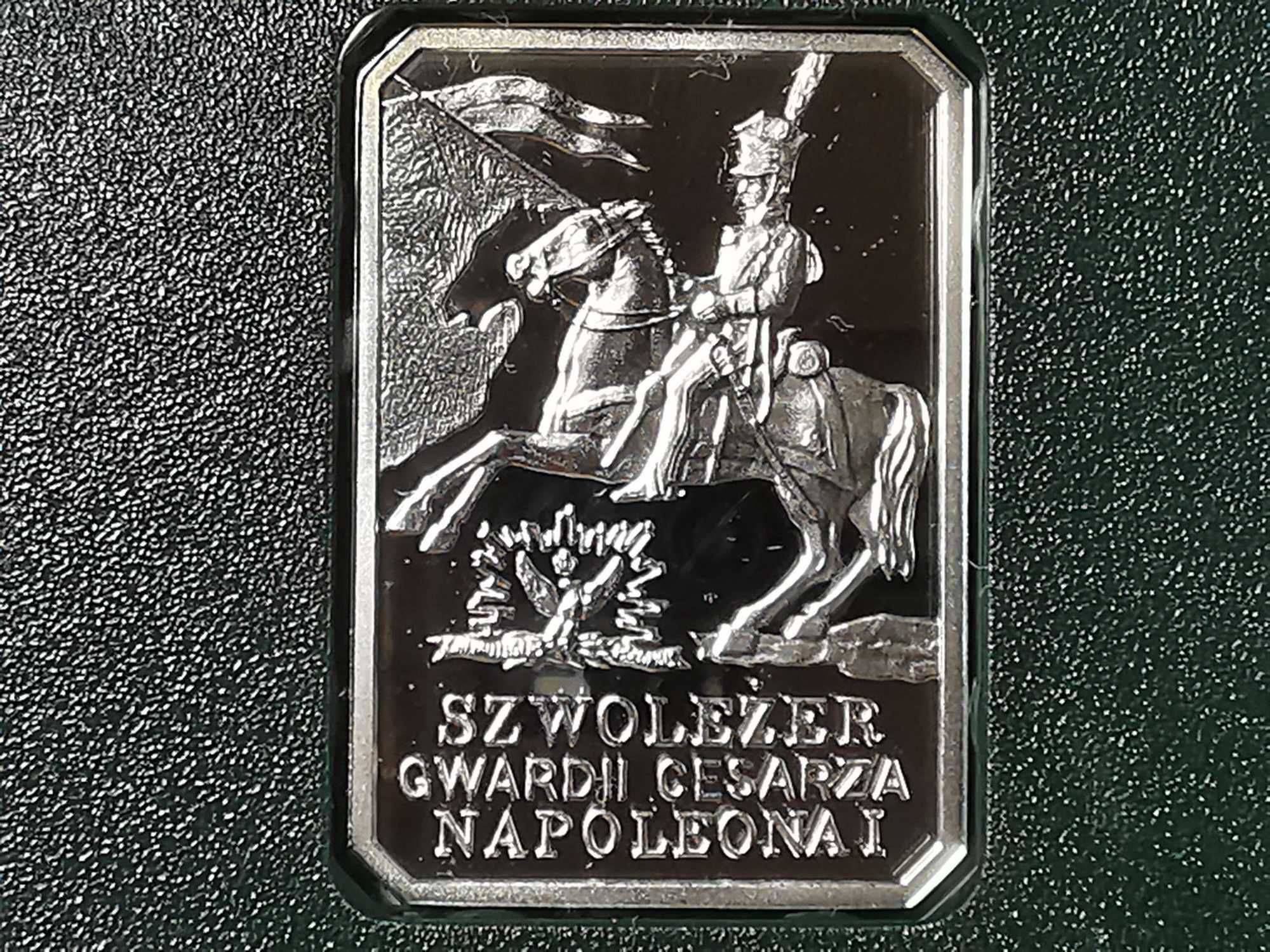 Moneta Szwoleżer Gwardii Cesarza Napoleona I - Lustrzanka 10zł