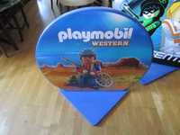 Playmobil enorme placa promocional original Western Rara