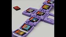 Box para armazenamento de 12 jogos nintendo Switch ao estilo Gamecube.