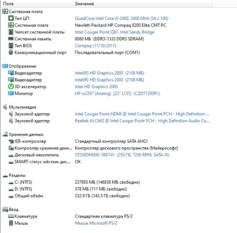 Intel Core i5 компьютер бу системный блок HP