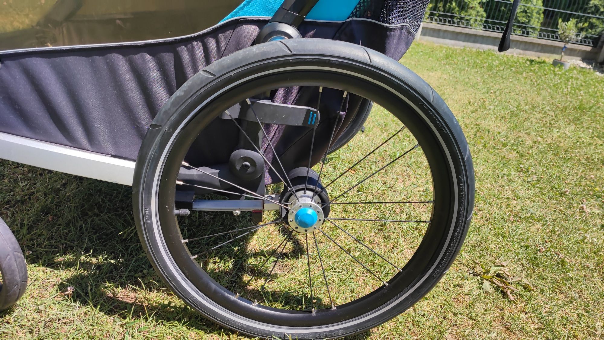 Przyczepka/ wózek Thule Chariot lite 2 dwu osobowa + osłonka przeciwde