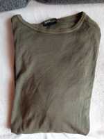 Koszulka długi rękaw longsleeve olivkowa Lee roz XL