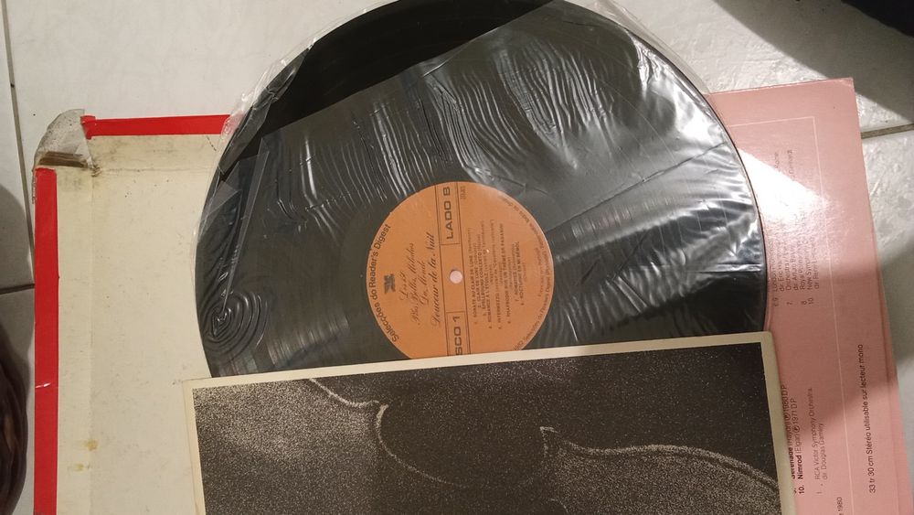 Conjunto de discos vinil