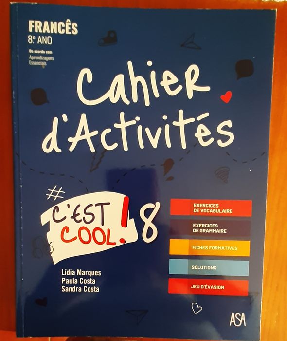 Cadernos de atividades 8.° ano novos