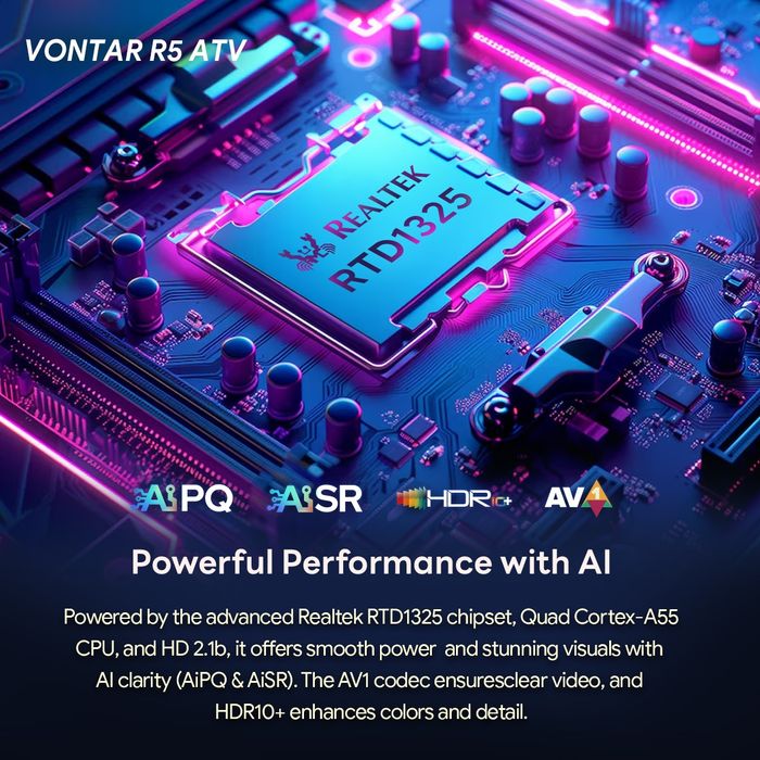 Vontar R5 ATV 4/32 Realtek1325 Android 14