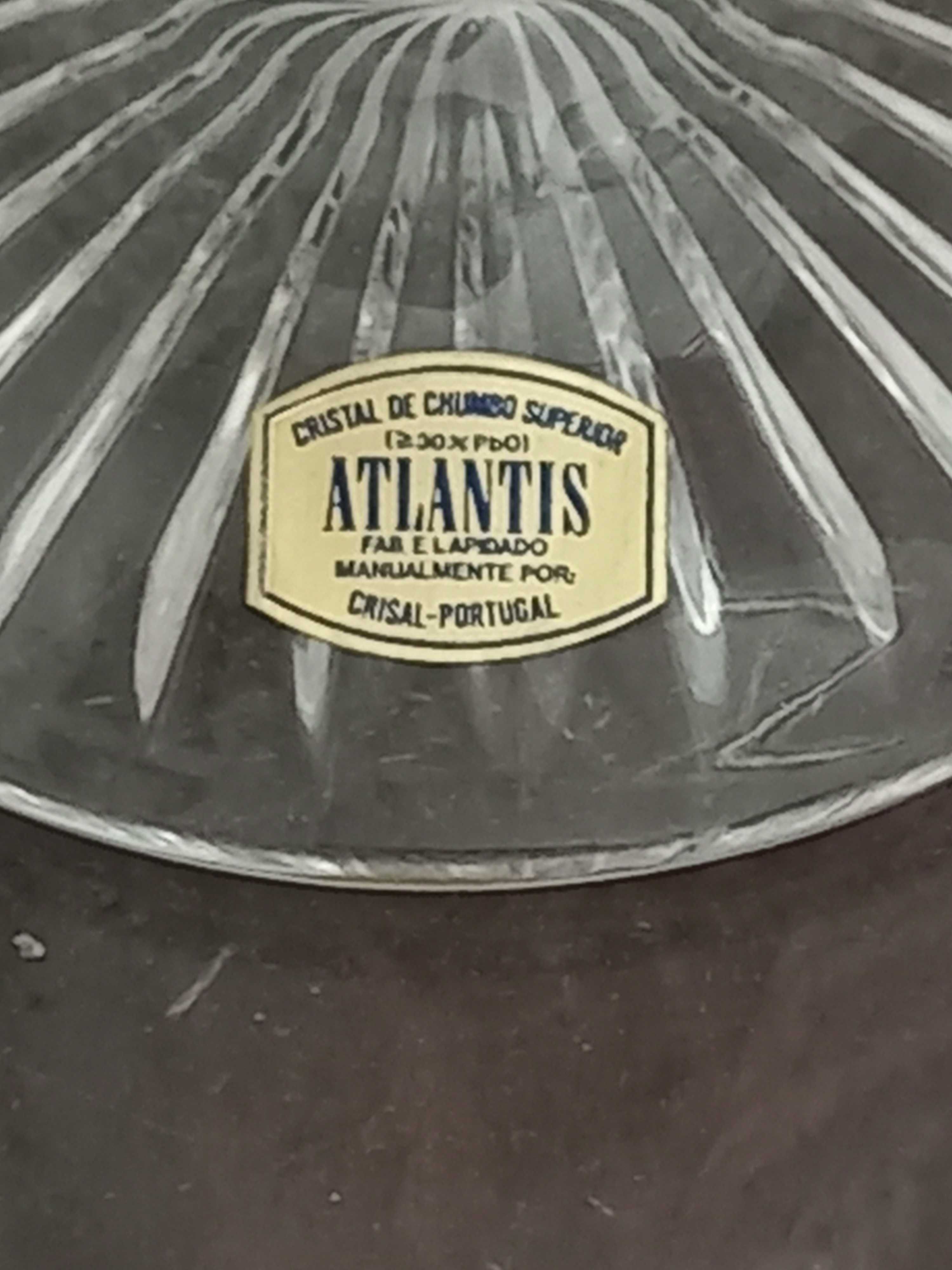 Frasco cristal atlantis