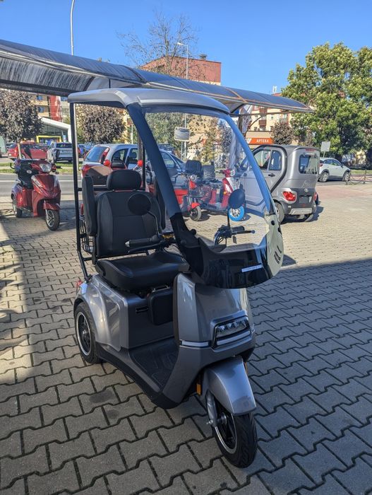 Econelo premium wózek skuter elektryczny inwalidzki zadaszony