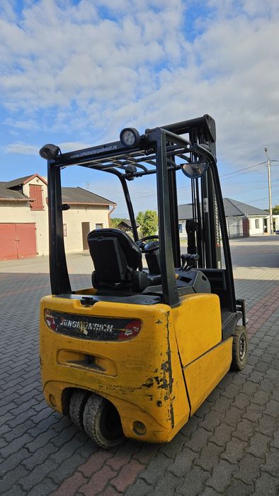 Wózek Widłowy Jungheinrich EFG 216K triplex Przesuw boczny elektryczny