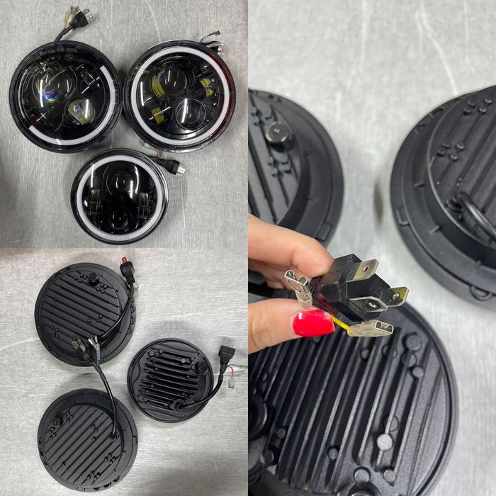 Led Фары 110w 7 дюймов Нива, УАЗ,ГАЗ, ВАЗ 2101,Урал Краз ДХО