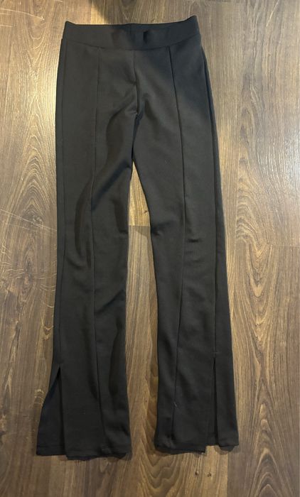 штани/брюки/лосіни кльош з розрізом