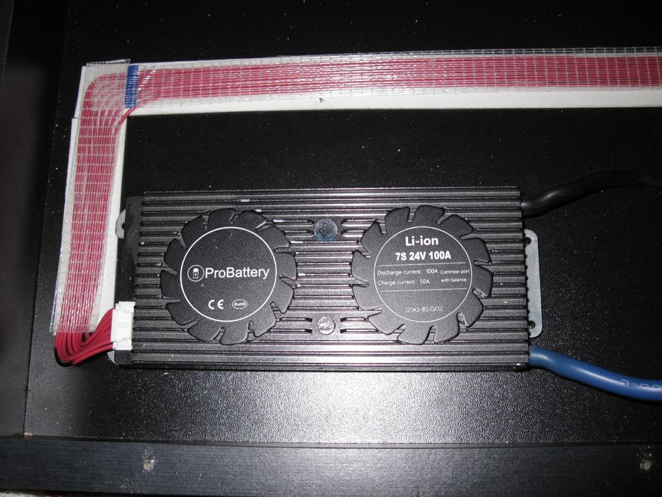 Аккумулятор 3,5КW 24V 140Ah 7S Li-ion на  14 LGX-E78 з BMS та балансир