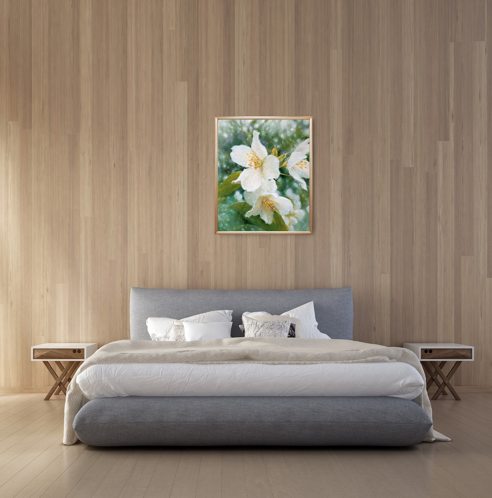 Продається картина "Жасмин", олійний живопис на полотні , 50х60см
