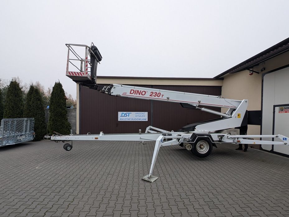 Wynajem podnośnik na przyczepie Dino 230t 23m