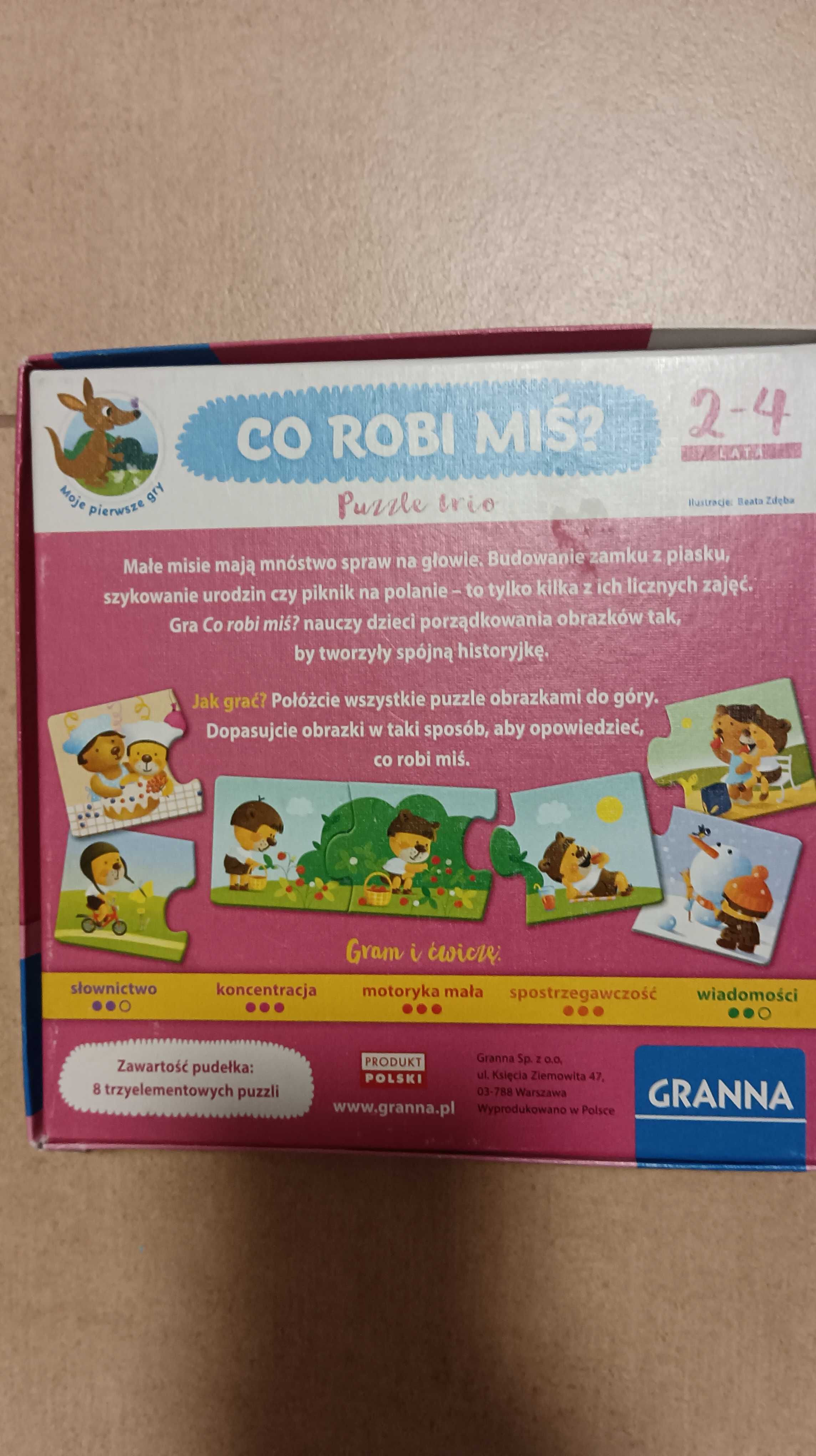 Gry, puzzle dla dzieci