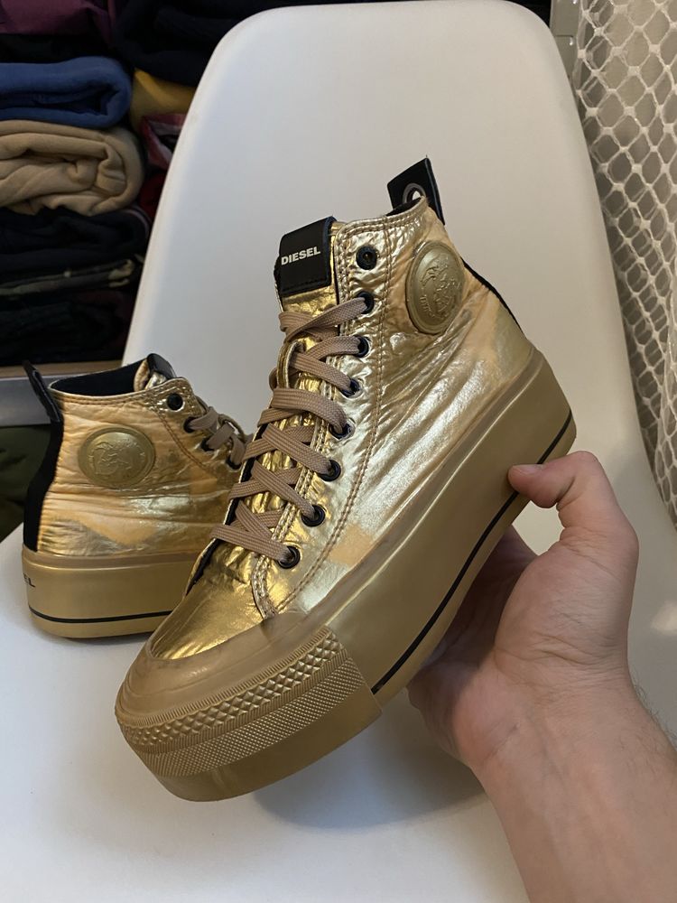 Кросівки Diesel Astico Gold Sneakers