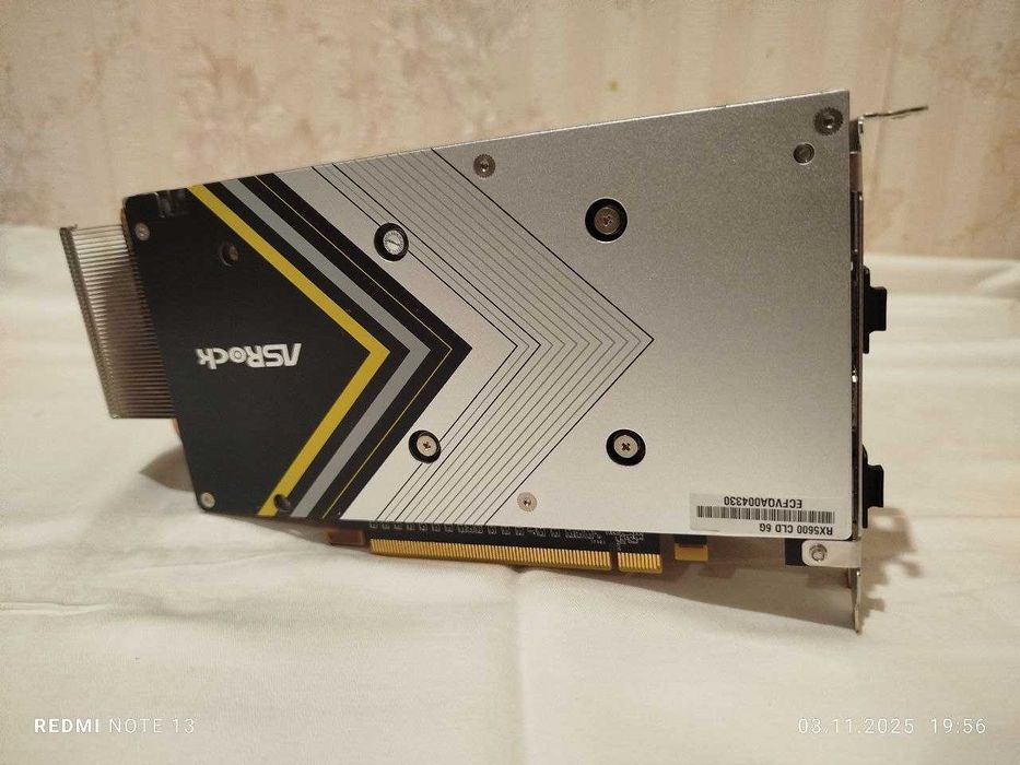 Відеокарта ASRock Challenger D Radeon RX 5600 XT OC 6 GB GDDR6, 192bit