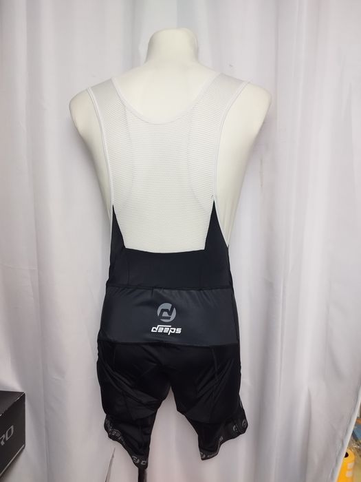 Nowy męski komplet kolarski koszulka + spodenki bibshort Deeps S